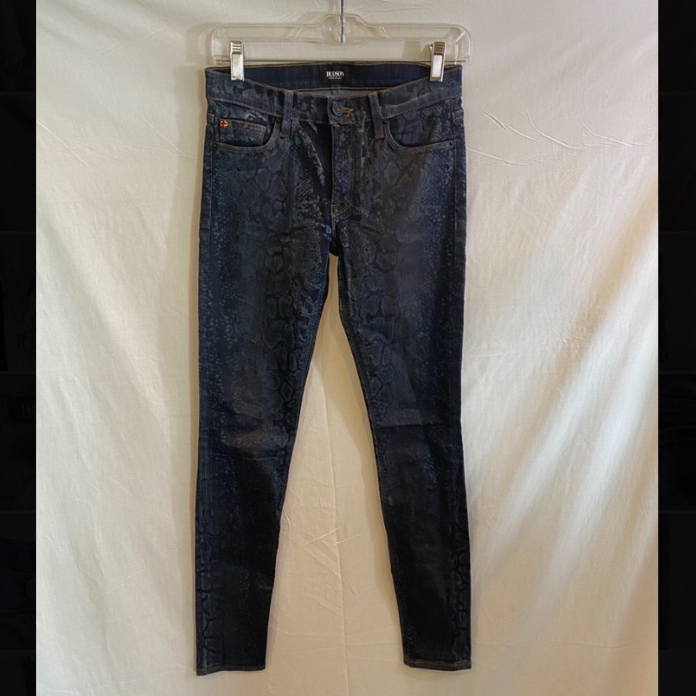 Hudson Jeans Snakeskin Print Denim Size 25 - Picture 8 of 10